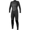 O’Neill Women’s Reactor-2 3:2mm Back Zip Full Wetsuit, Lightweight Warmth with Good Flexibility for Surfing, Paddleboarding, Kayaking(Black/Black)
