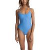 RHYTHM Women’s Classic Minimal One Piece Bathing Suit(Blue)