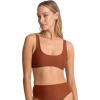 Rhythm Classic Crop Bikini Top – Women’s, Rust, M