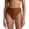 Rhythm Classic Hi Waist Bikini Bottom – Women’s, Rust, L
