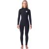 Rip Curl Womens Dawn Patrol 3/2mm Back Zip Wetsuit – Black – Easy Stretch Flash Lining(4)