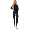 Roxy Womens 3/2mm Swell Series Front Zip Fullsuit Wetsuit(Black)