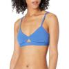 Seafolly Women’s Active Hybrid Bralette Bikini Top Swimsuit with Center Keyhole Detail(Active Electric Blue)