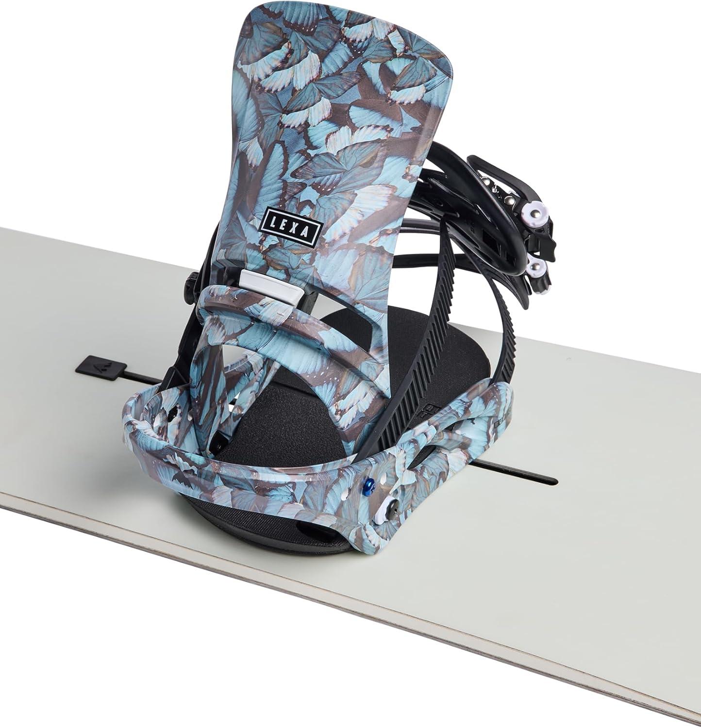 imageBurton Womens Lexa ReFlex Snowboard BindingsBlue Butterflies