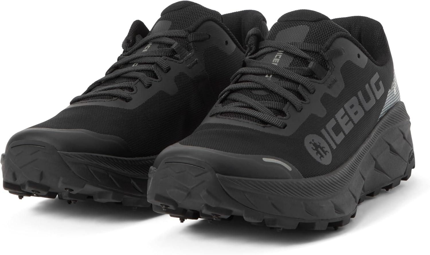 imageIcebug Mens Arcus2 BUGrip GTX Trail Running Shoe with Carbide Studded Traction SoleTrue Black