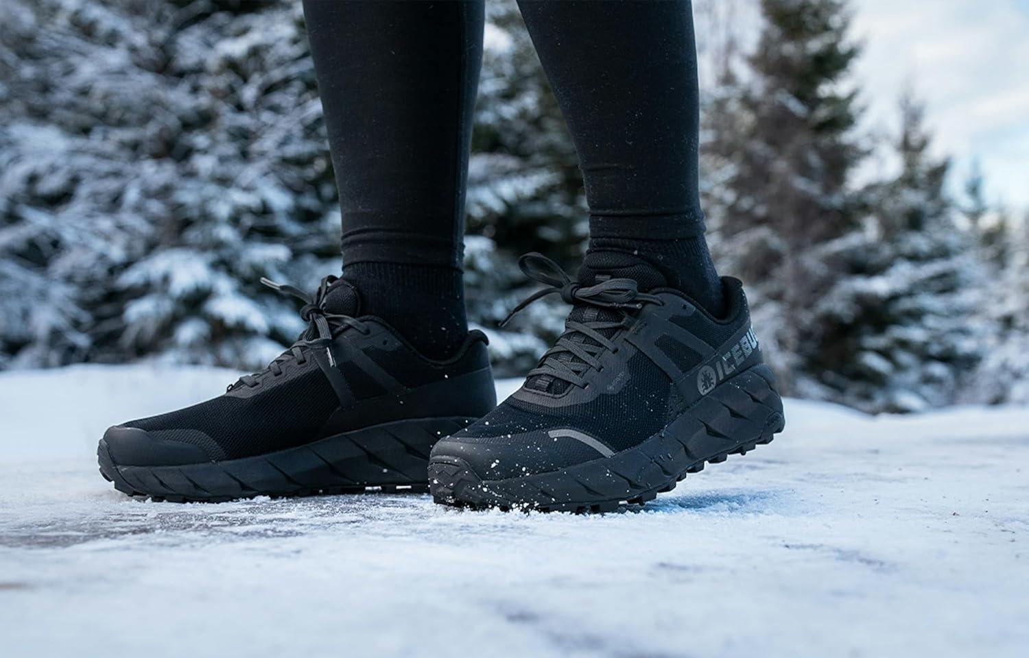 imageIcebug Mens Arcus2 BUGrip GTX Trail Running Shoe with Carbide Studded Traction SoleTrue Black