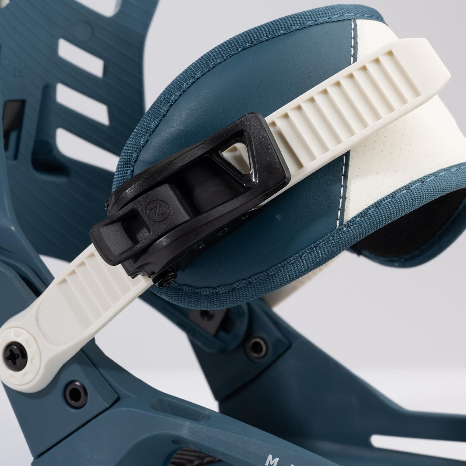 imageNidecker Flow Fuse Fusion Mens Rear Entry Snowboard BindingsTealBlue