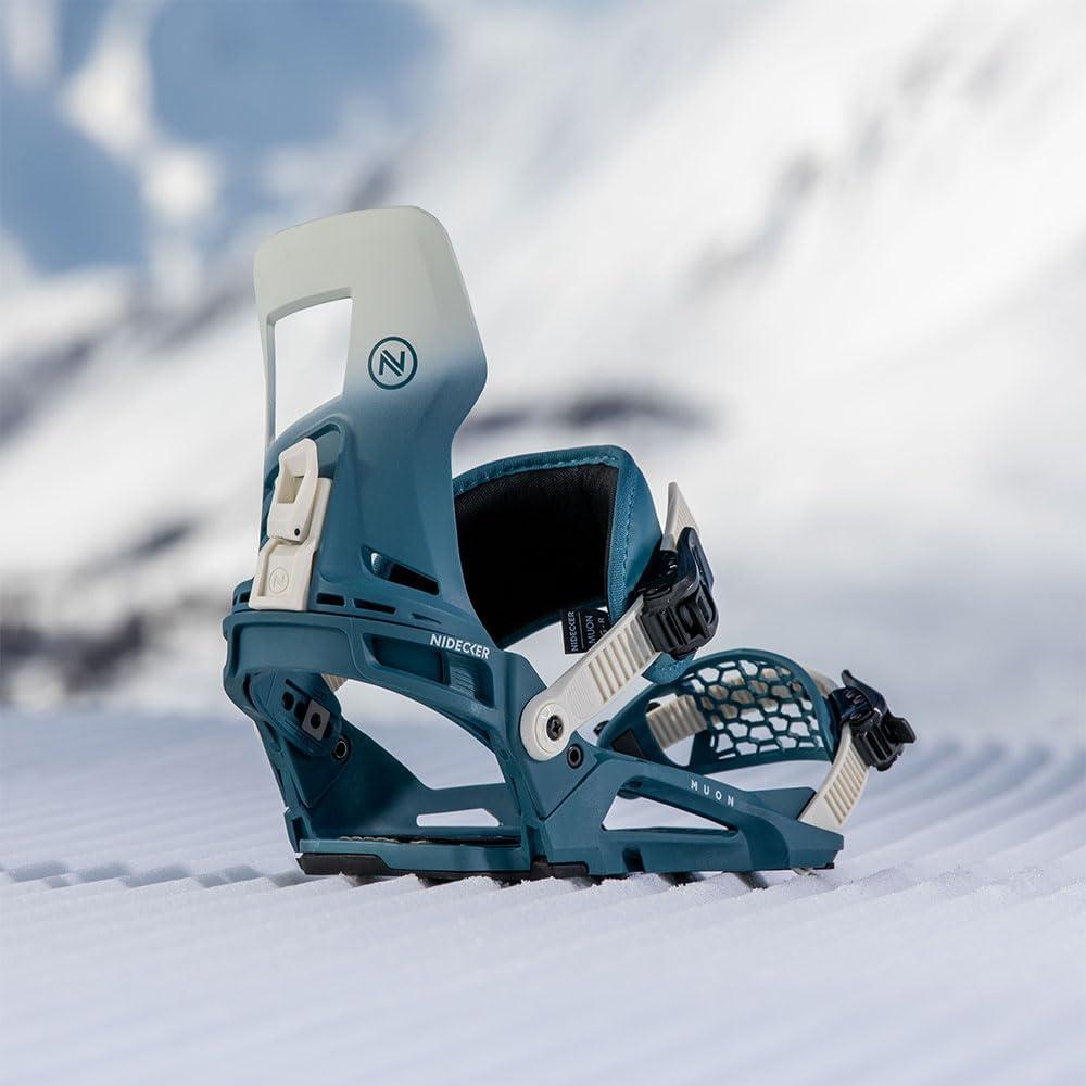 imageNidecker Flow Fuse Fusion Mens Rear Entry Snowboard BindingsTealBlue