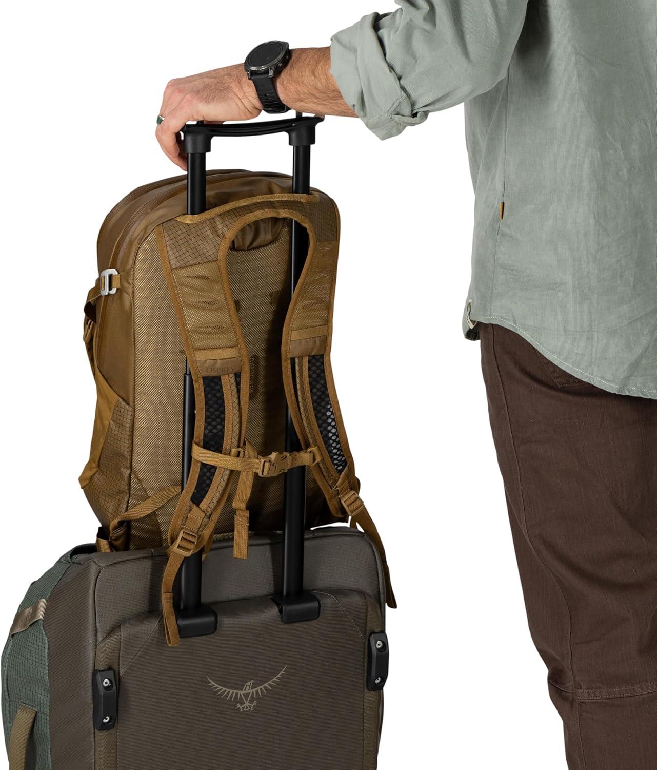 imageOsprey Daylite Plus Commuter Backpack Lightweight Everyday Pack with Laptop Sleeve and Water Bottle Pockets Ideal for Work School and Travel with Storage Smoky Desert PrintMagma BrownDaisy Printsevres Blue