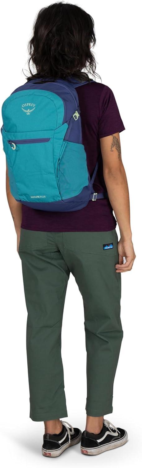 imageOsprey Daylite Plus Commuter Backpack Lightweight Everyday Pack with Laptop Sleeve and Water Bottle Pockets Ideal for Work School and Travel with Storage Smoky Desert PrintMagma BrownTan Concrete