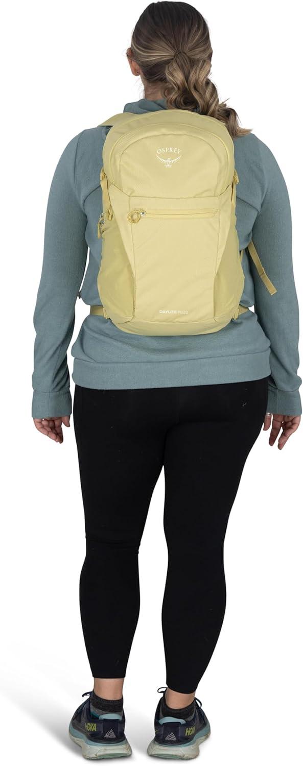 imageOsprey Daylite Plus Commuter Backpack Lightweight Everyday Pack with Laptop Sleeve and Water Bottle Pockets Ideal for Work School and Travel with Storage Smoky Desert PrintMagma BrownDaisy Printsevres Blue