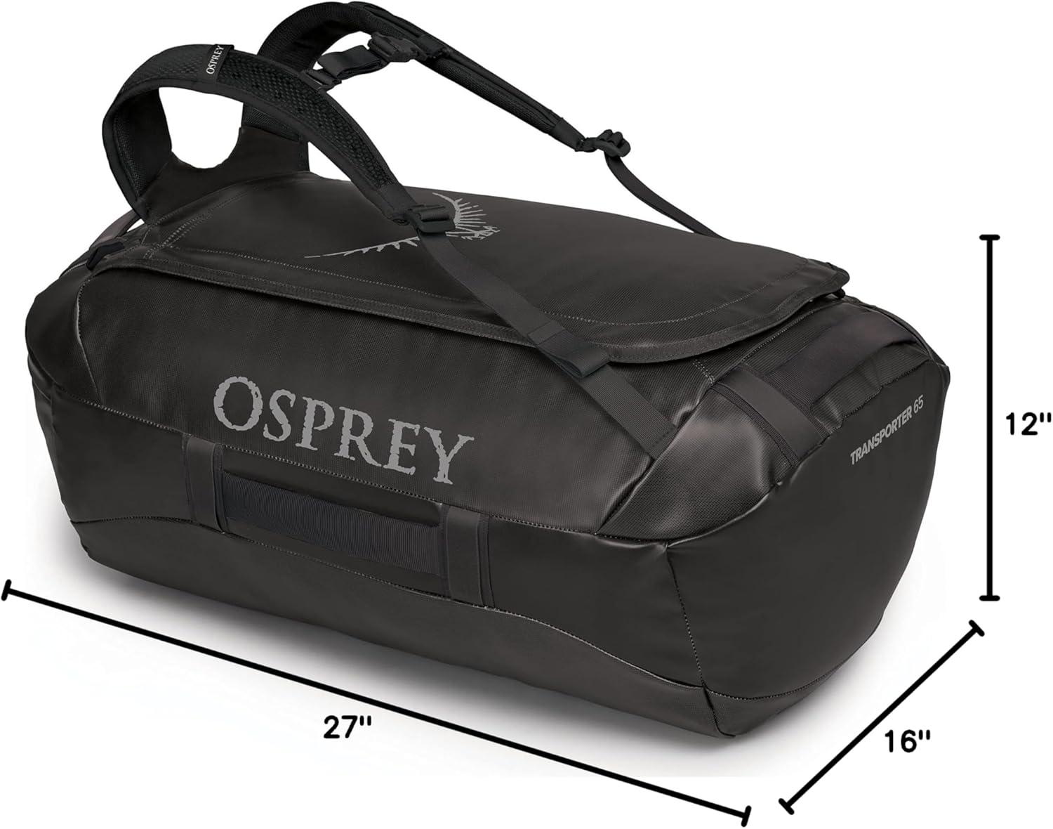 imageOsprey Transporter 40L Travel Duffel Bag BlackBlack
