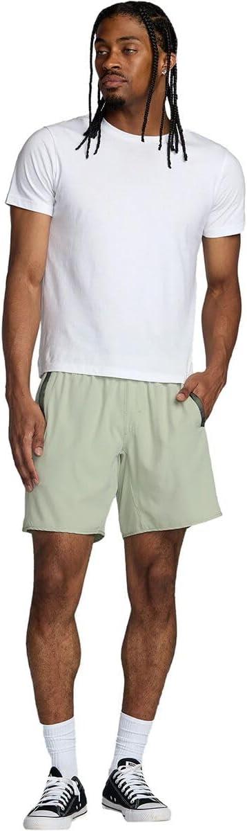 imageRVCA Mens Yogger Stretch 17Light Olive