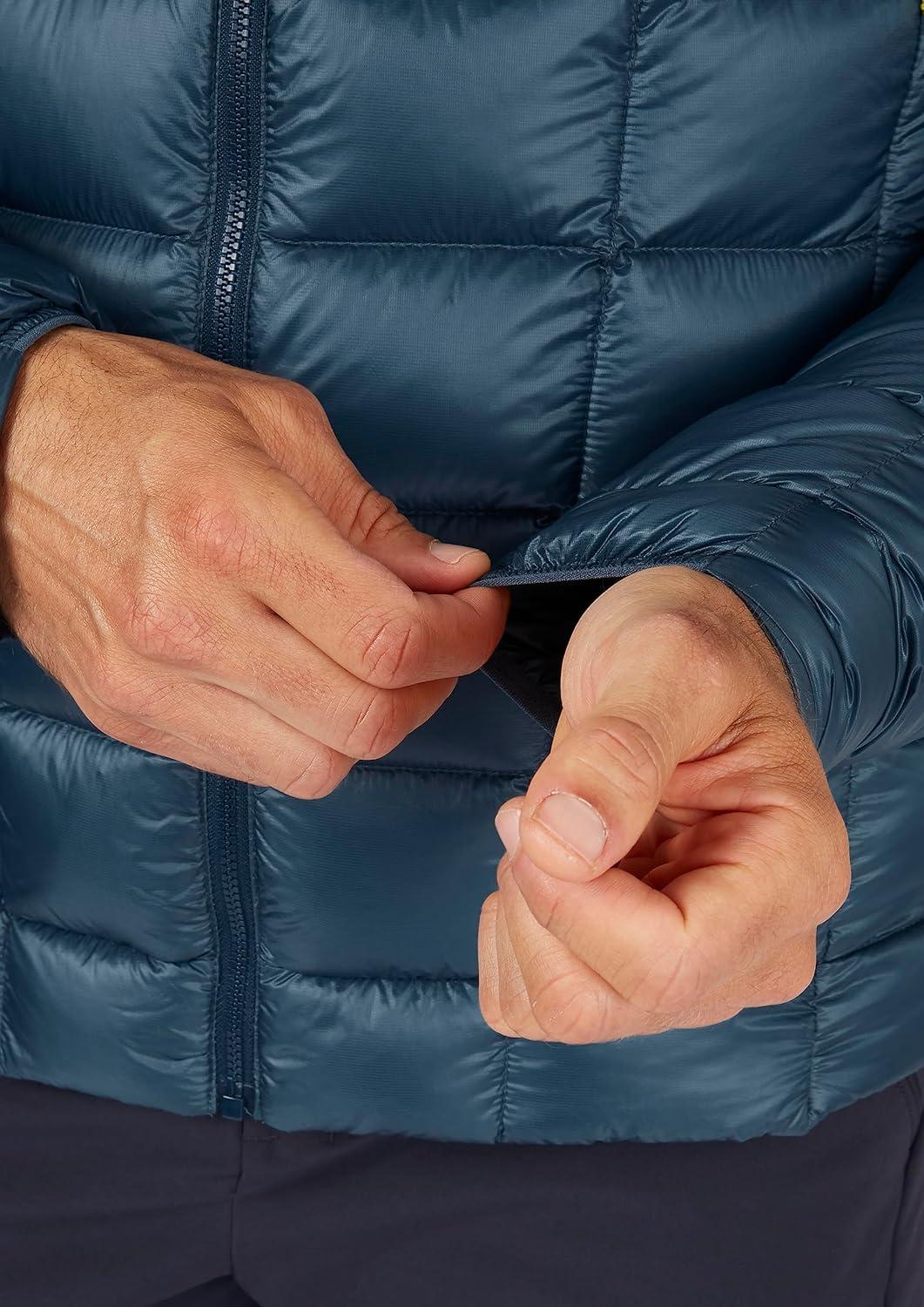 imageRab Mens Mythic G Down Jacket Lightweight Insulated Coat for Hiking Skiing ampamp MountaineeringOrion Blue