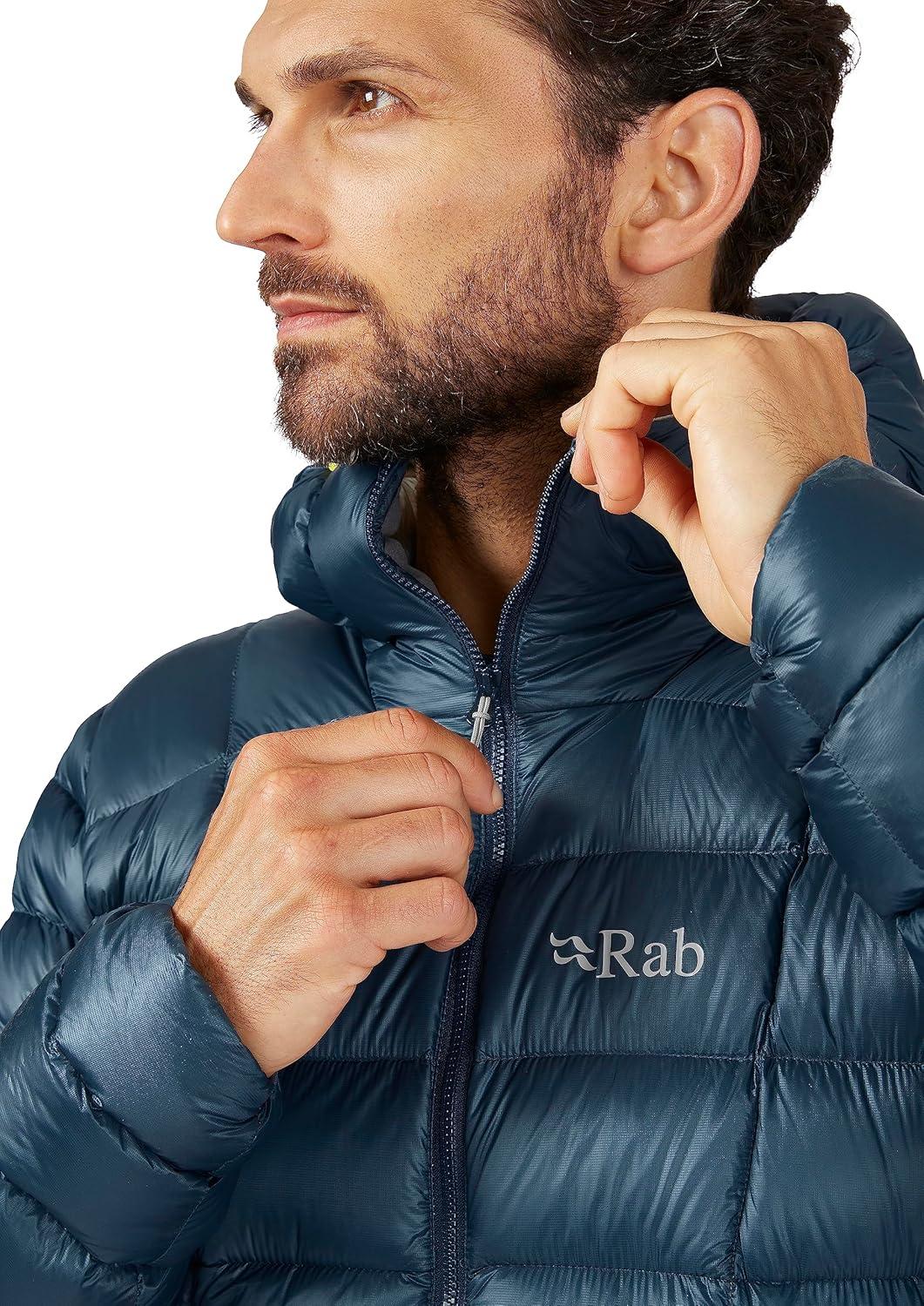 imageRab Mens Mythic G Down Jacket Lightweight Insulated Coat for Hiking Skiing ampamp MountaineeringOrion Blue