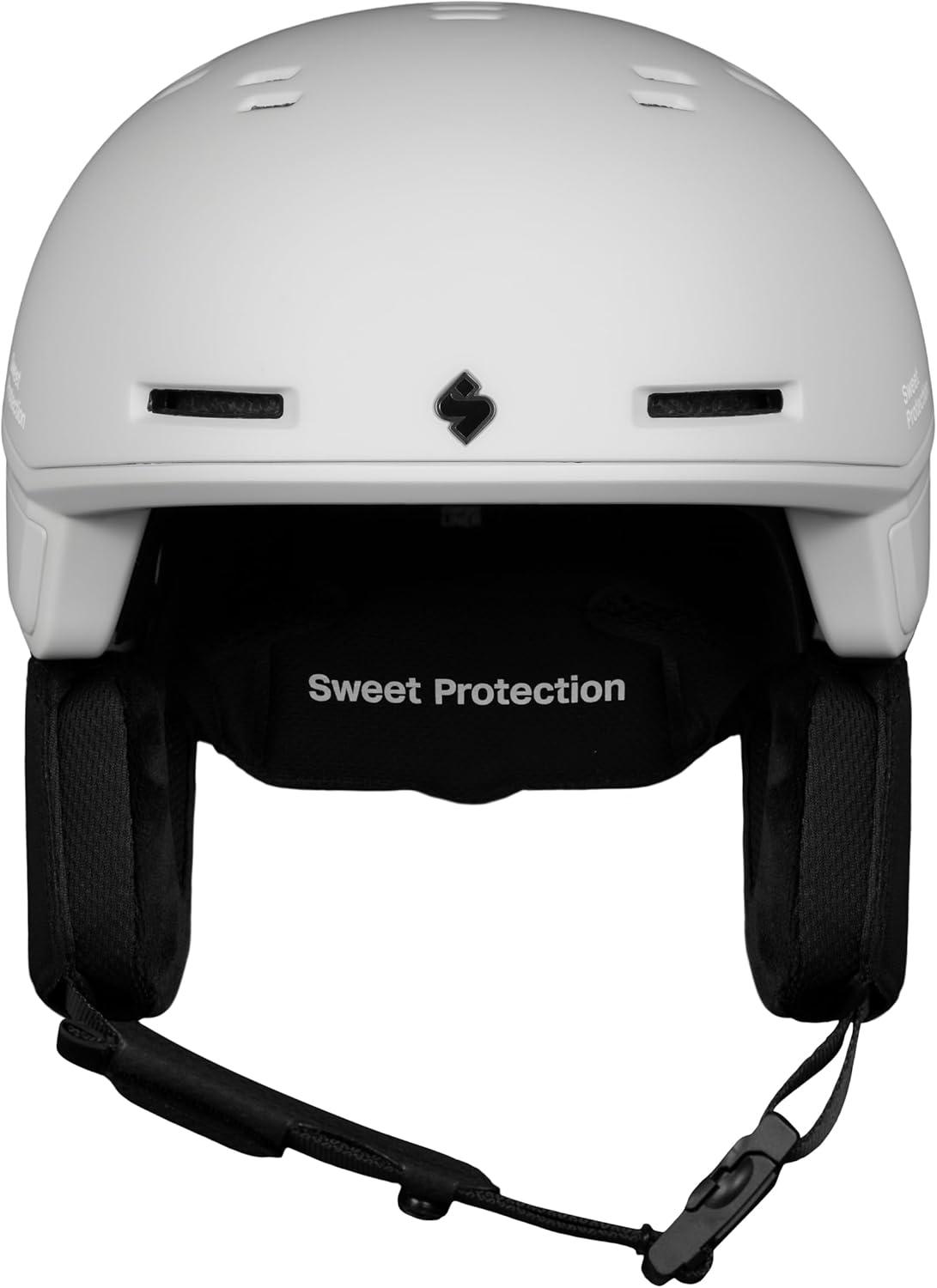 imageSweet Protection Adapter MIPS Helmet Adult Ski ampamp Snowboard Helmet with 19 Adjustable Vents ampamp Goggle Integration for Men ampamp WomenBronco White