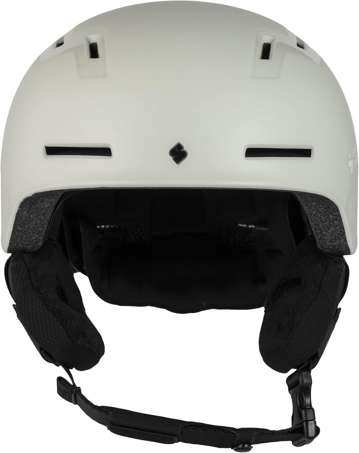 imageSweet Protection Winder Ski Helmet Lightweight Highly Ventilated Audio Ready Snowboarding HelmetMatte Bronco White