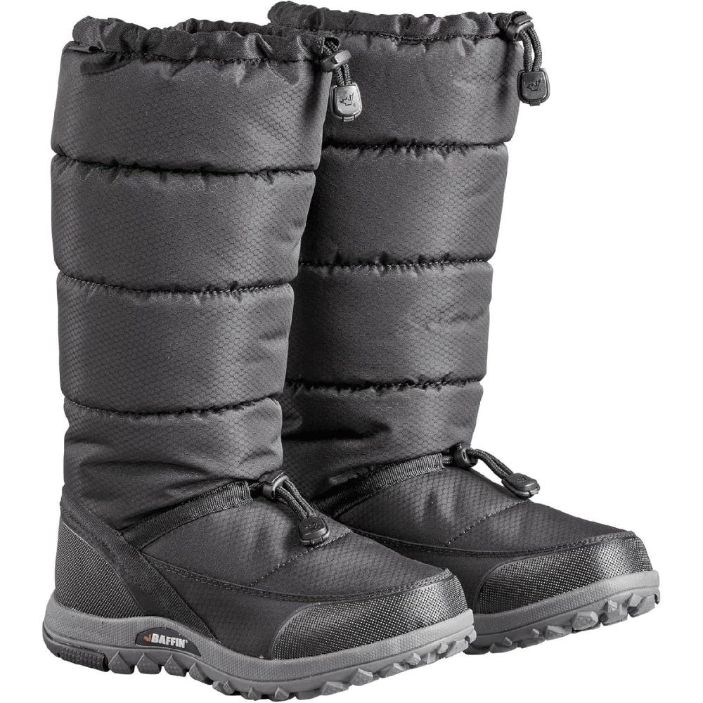imageBaffin Womens CLOUD Tall Waterproof Insulated Lightweight TundraRated SlipResistant Cold Weather Winter Snow BootsBlack