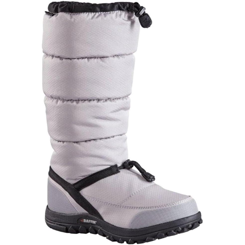 imageBaffin Womens CLOUD Tall Waterproof Insulated Lightweight TundraRated SlipResistant Cold Weather Winter Snow BootsCoastal Grey