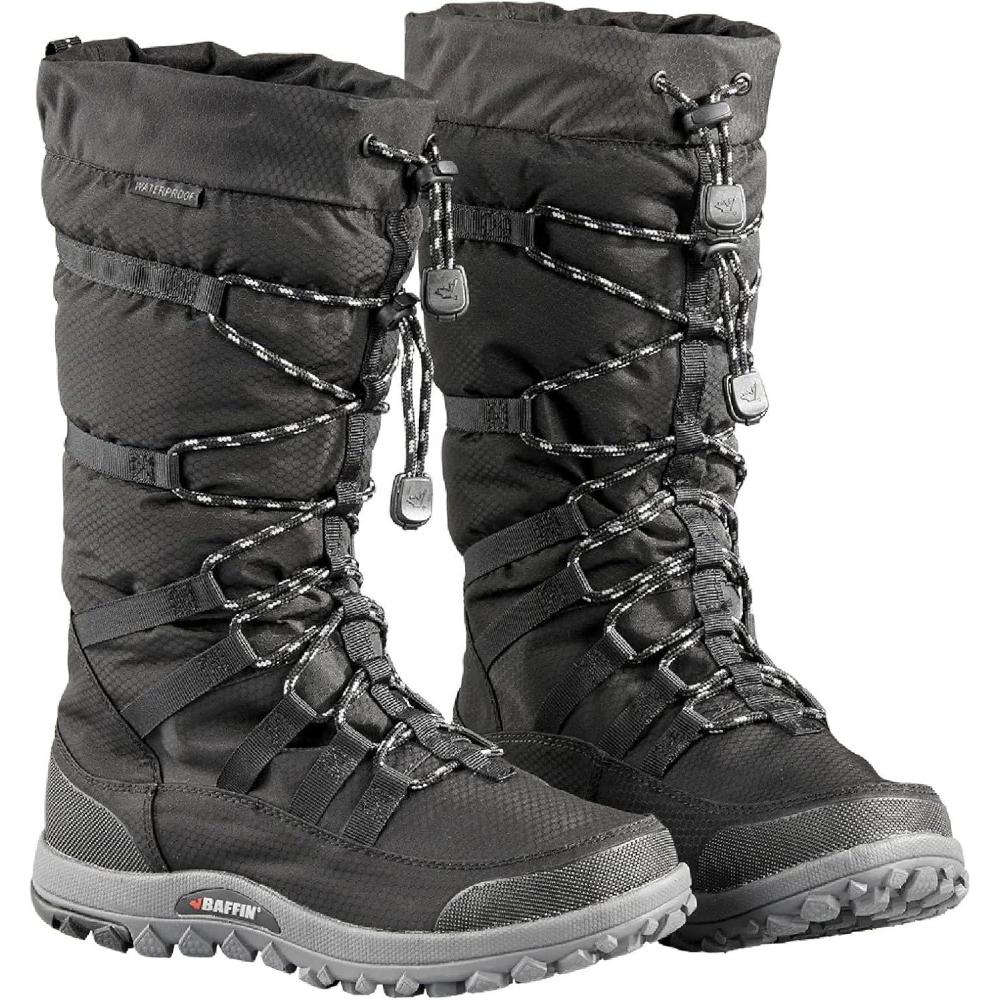 imageBaffin Womens ESCALATE X Mid Height Insulated Lightweight TundraRated SlipResistant Cold Weather Winter Snow BootsBlack