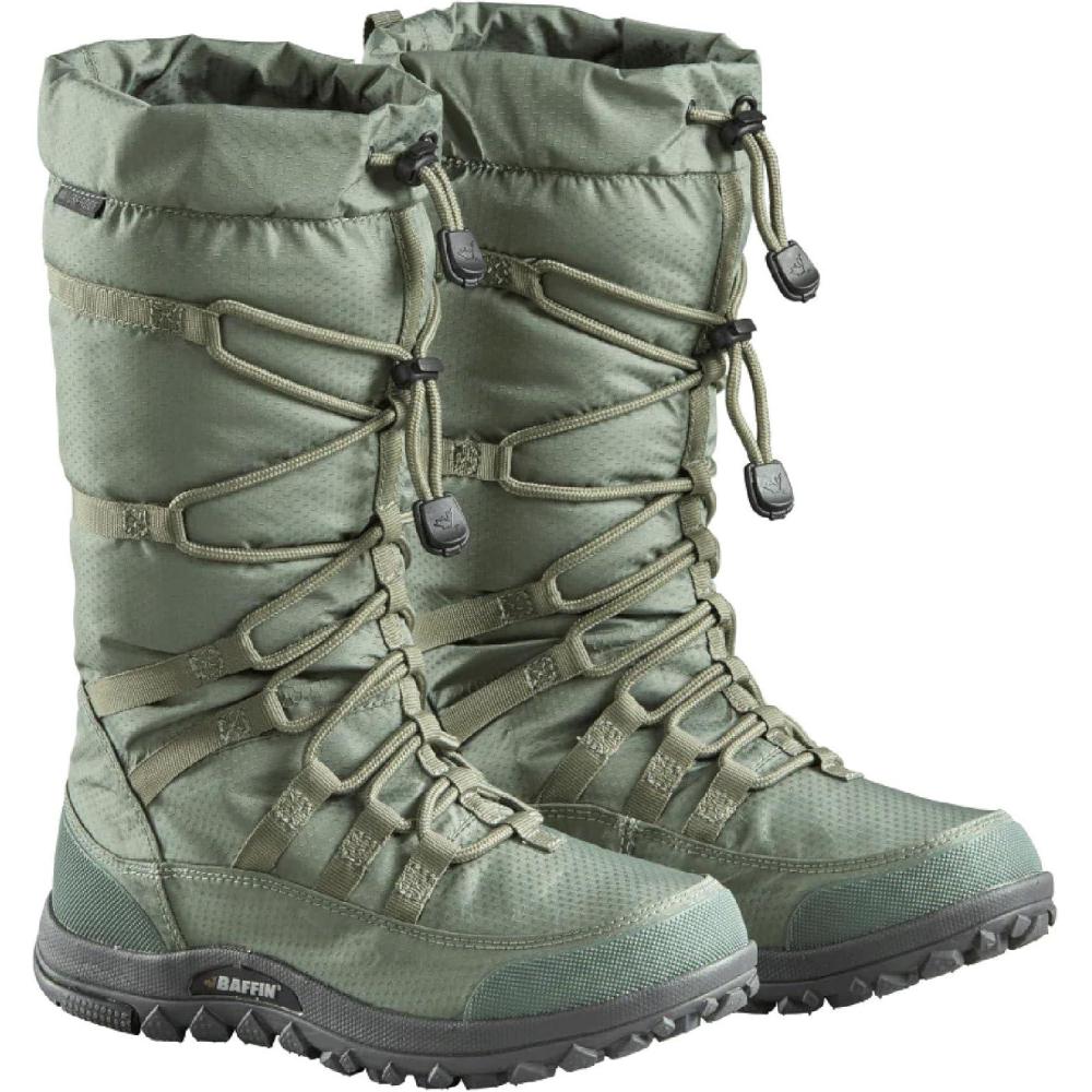 imageBaffin Womens ESCALATE X Mid Height Insulated Lightweight TundraRated SlipResistant Cold Weather Winter Snow BootsSea Green