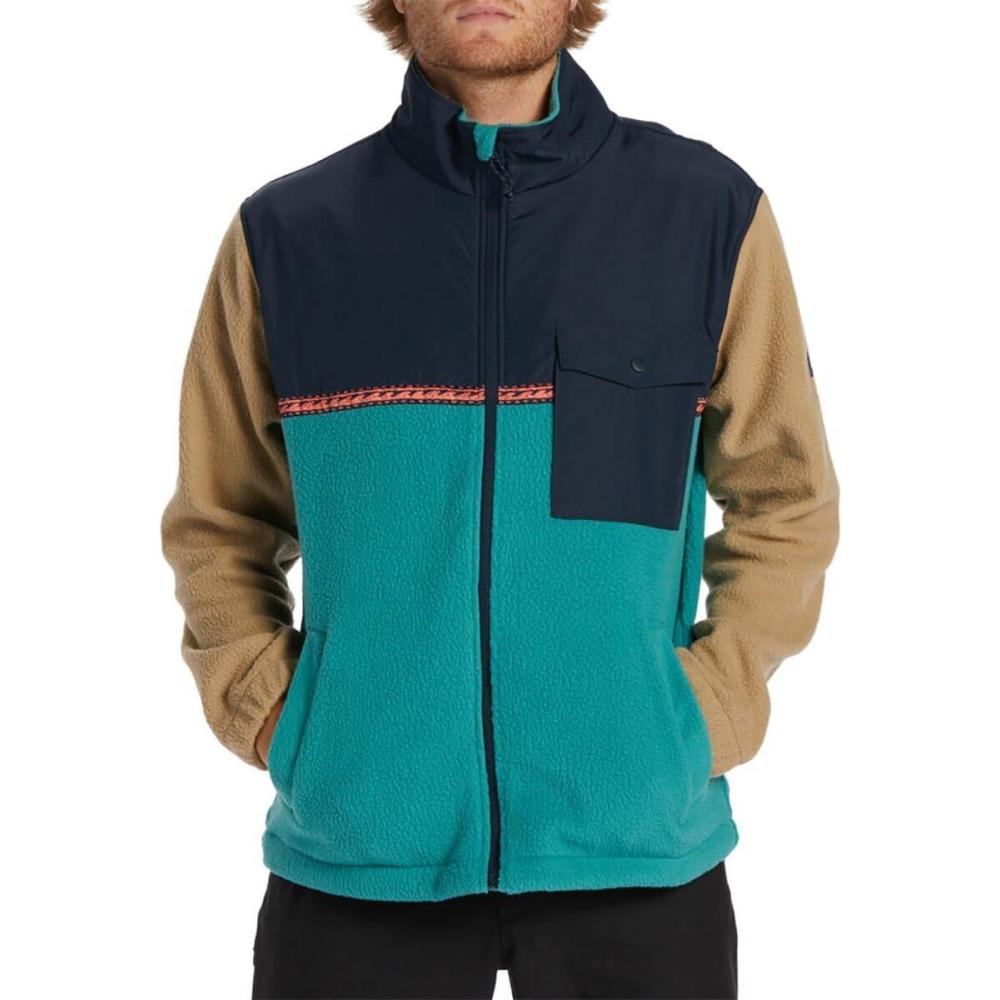 imageBillabong Mens Boundary Trail ZipUp Fleece PacificXL