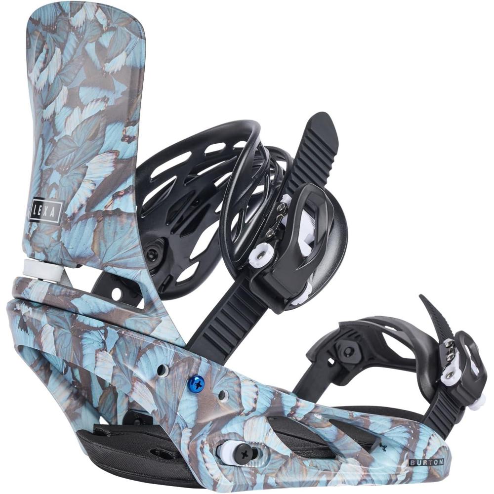 imageBurton Womens Lexa ReFlex Snowboard BindingsBlue Butterflies