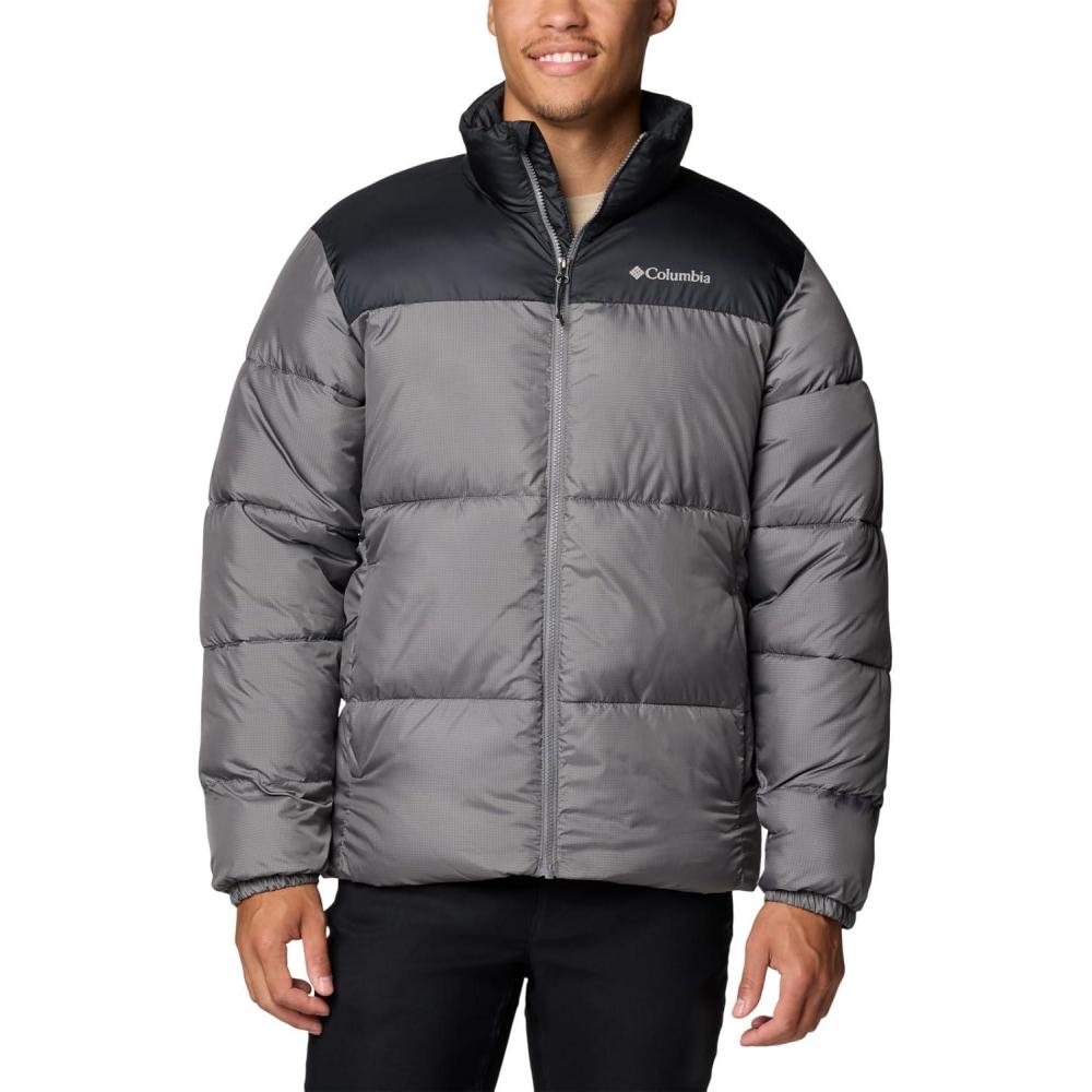 imageColumbia Mens Puffect Iii JacketCity GreyBlack