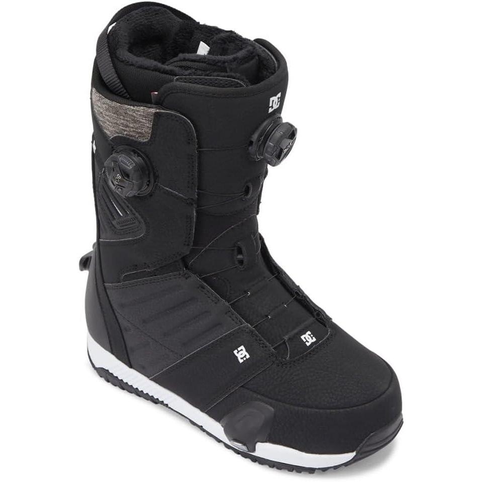 imageDC Shoes Mens Judge Step On Snowboard Boots  MicroAdjustable BOA Snowboarding Boot with Insulated Liner ampamp Molded InsoleBlack