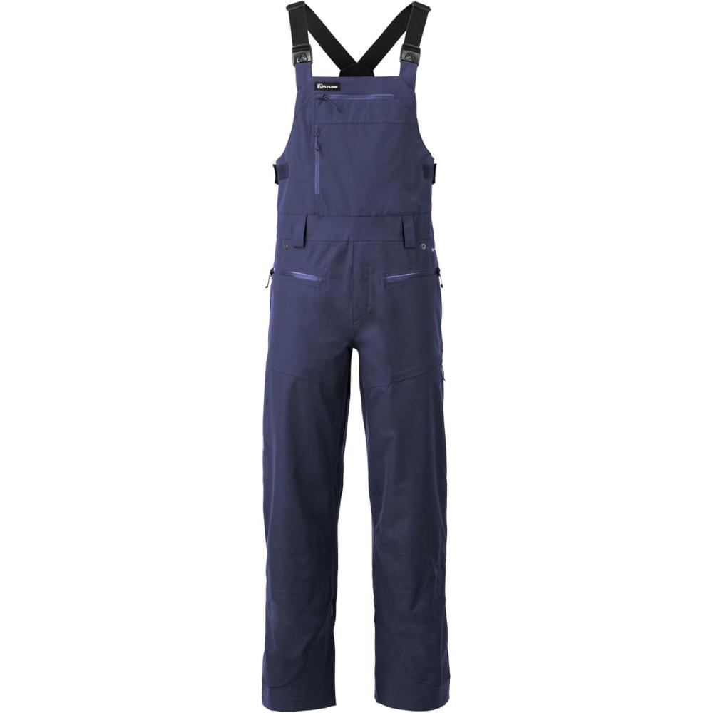 imageFlylow Mens Firebird Bib  Waterproof Breathable Ski ampamp Snowboard PantsNight 1