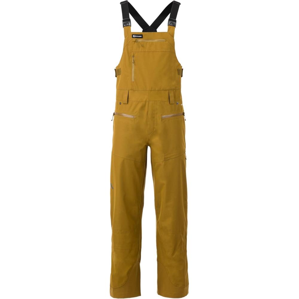 imageFlylow Mens Firebird Bib  Waterproof Breathable Ski ampamp Snowboard PantsRye