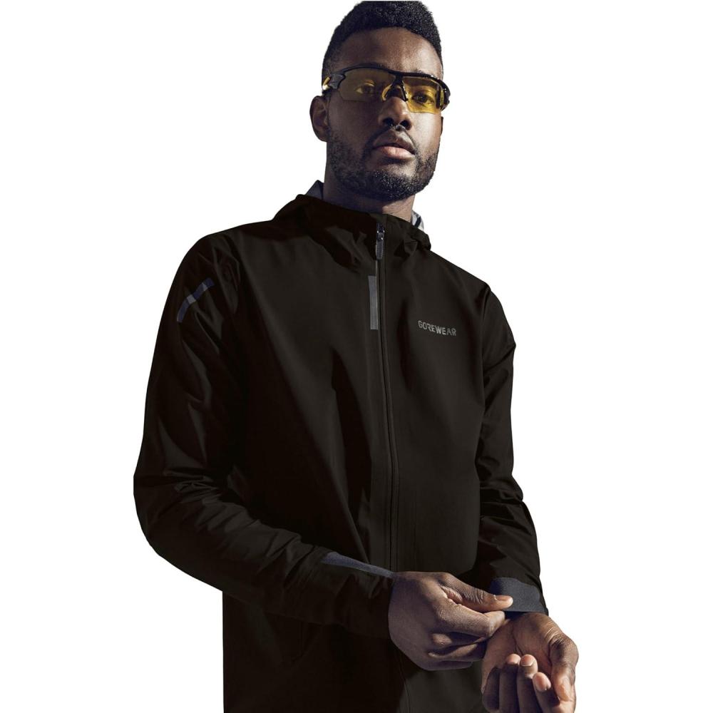 imageGOREWEAR Mens CONCURVE GTX Running Jacket Black MediumBlack