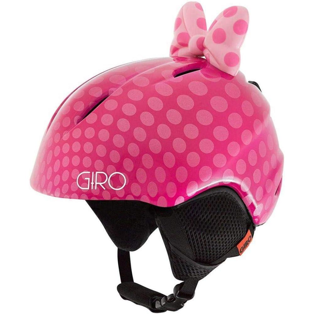 imageGiro Launch Snow Helmet 2019  KidsPink Bow Polka Dots