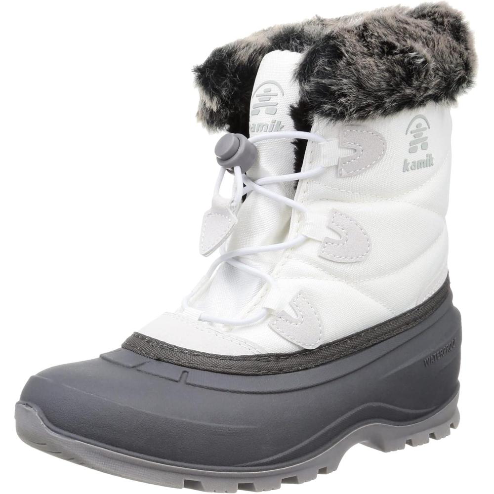 imageKamik Momentum L2 Snow Boots for Women Insulated  Thermal Winter Boots for WomenWhite
