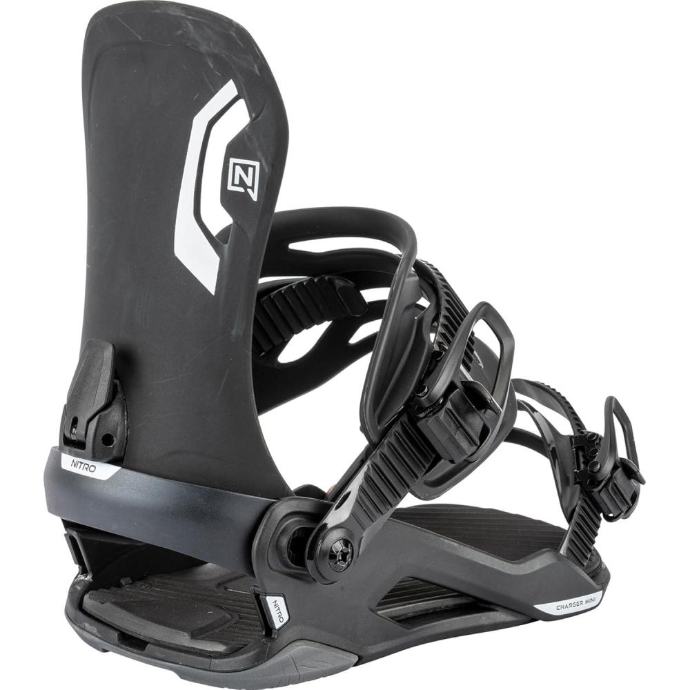 imageMini Kids Snowboard Bindings Charger by NitroUltra Black