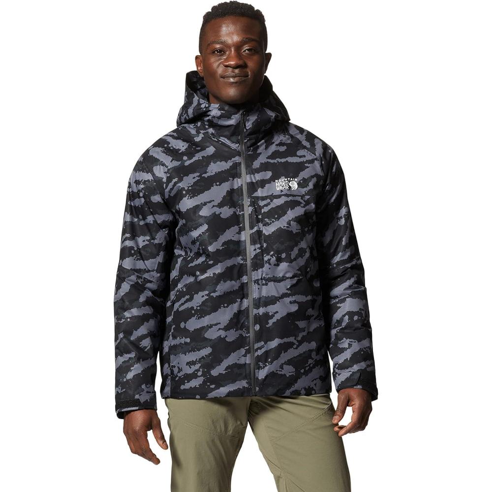 imageMountain Hardwear Stretch Ozonic Insulated JacketBlack Paintstrokes Print