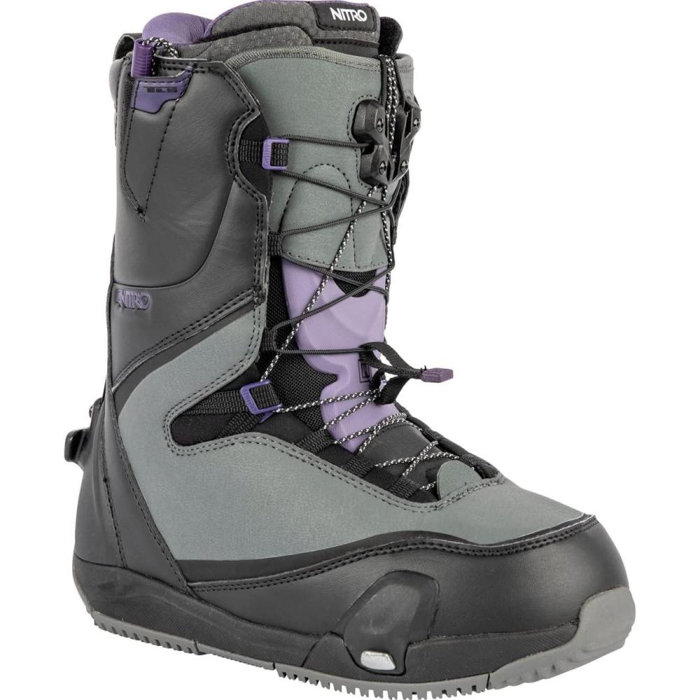 imageNitro Cave Step On TLS Womens Snowboard BootsBlackCharcoal
