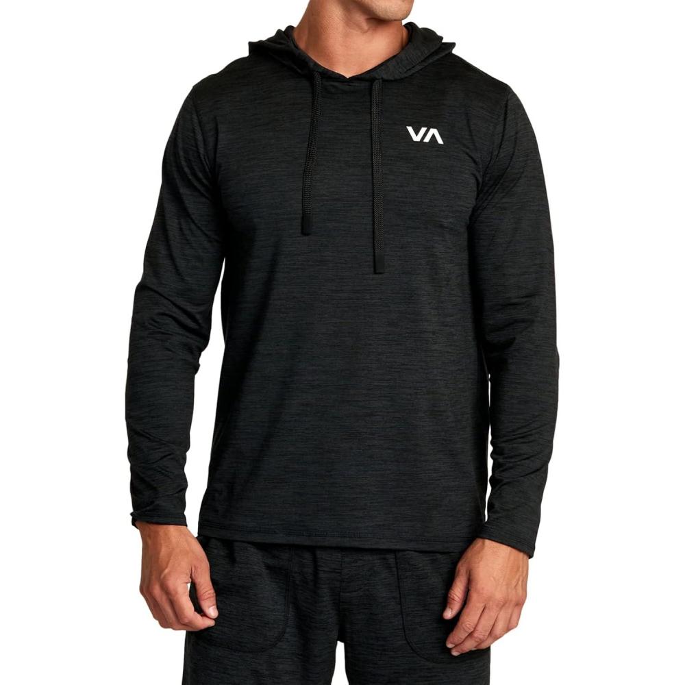 imageRVCA Mens Va Essential Pullover HoodieBlack Cable