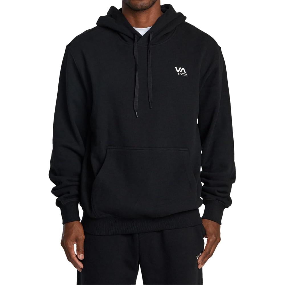 imageRVCA Mens Va Essential Pullover HoodieBlack Va Essential