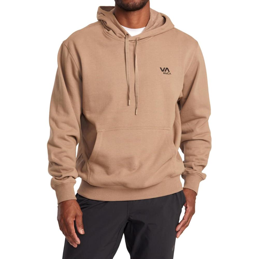 imageRVCA Mens Va Essential Pullover HoodieDark Khaki