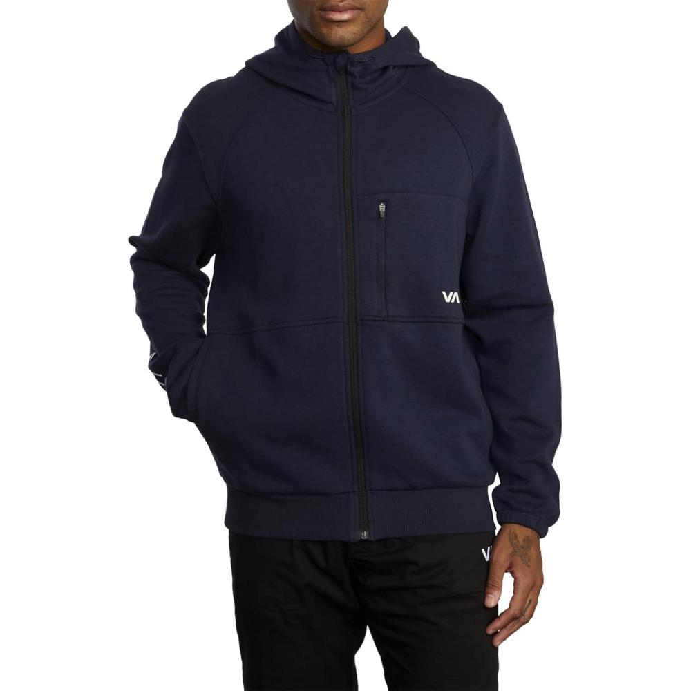 imageRVCA Mens Va Essential Pullover HoodieTech IiNavy