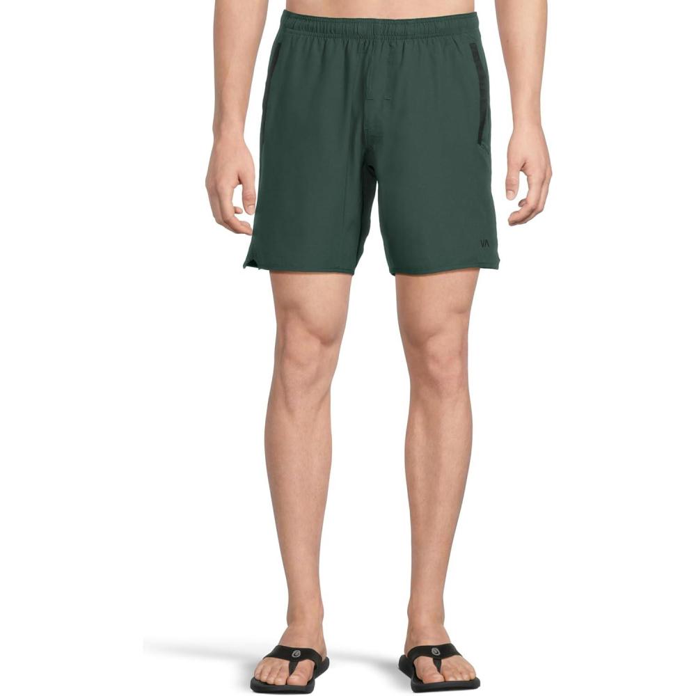 imageRVCA Mens Yogger Stretch 17Hunter Green
