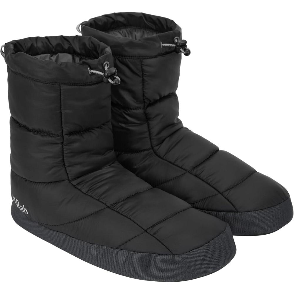 imageRab Cirrus Hut Boots  Primaloft Insulated Booties for Skiing ampamp MountaineeringBlack