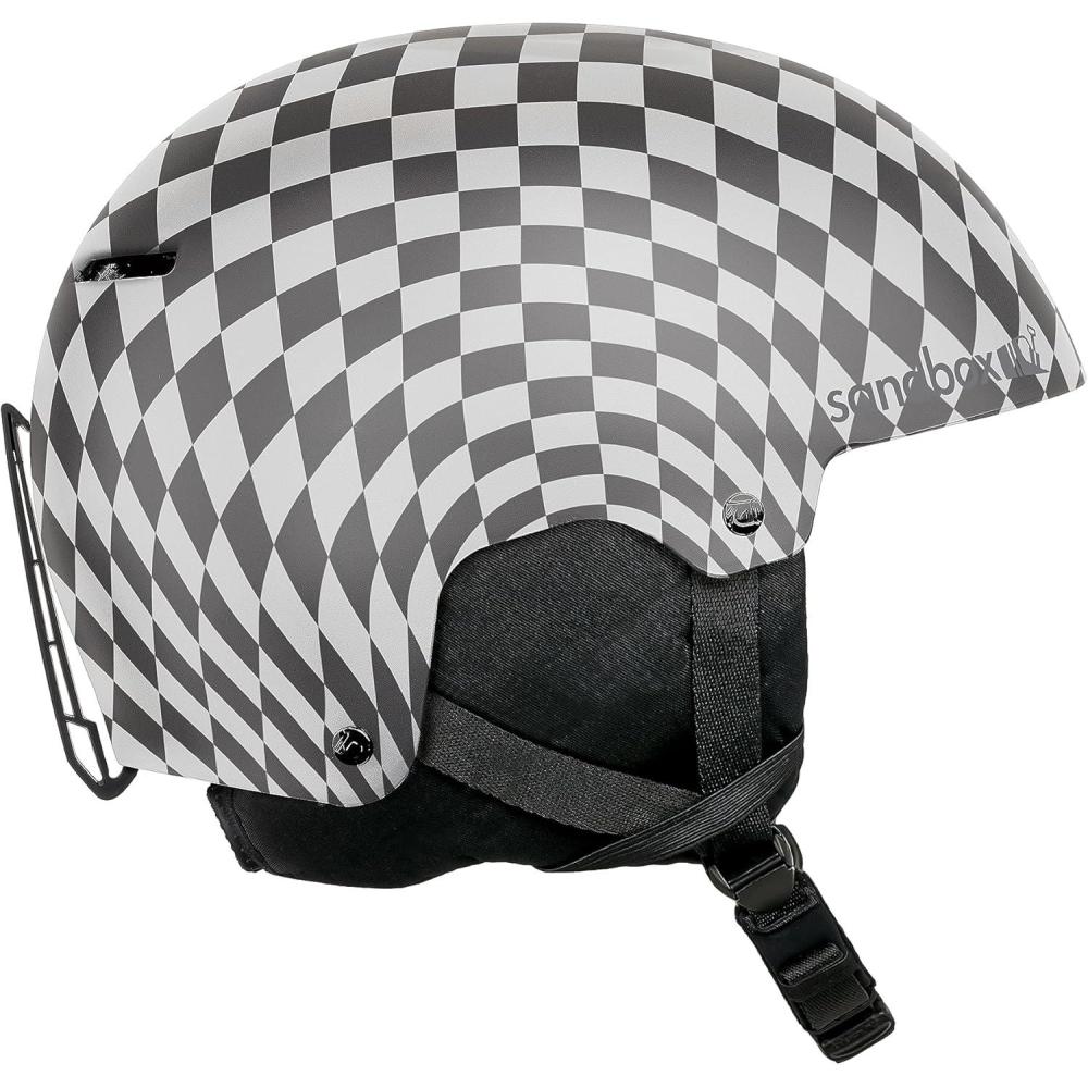 imageSandbox Unisex Icon Snow Ski and Snowboard HelmetCheckered BOA
