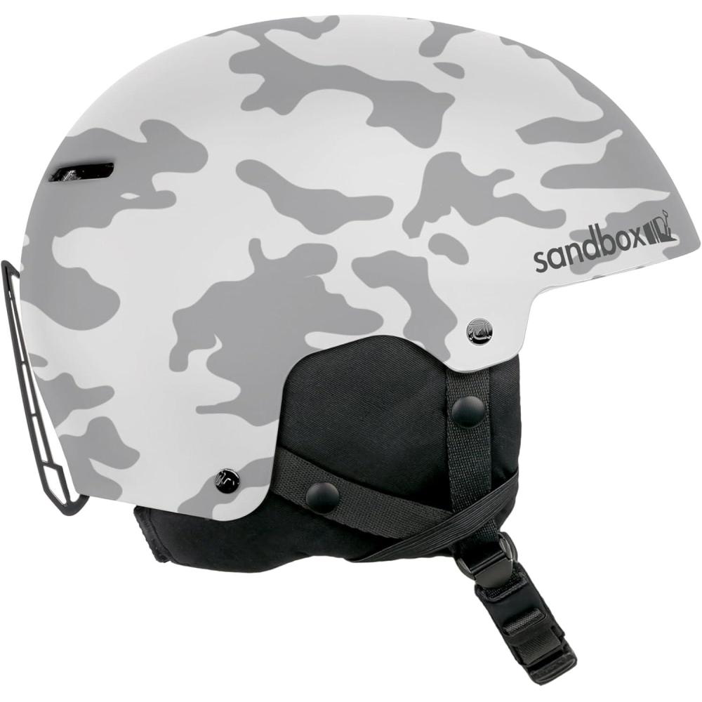 imageSandbox Unisex Icon Snow Ski and Snowboard HelmetWhite Camo BOA