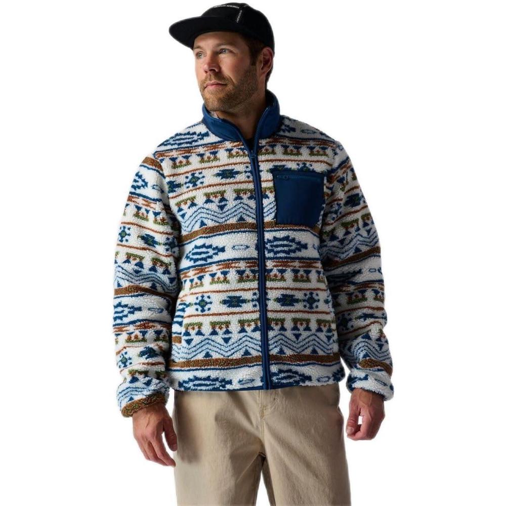 imageStoic High Pile Printed Fleece Jacket  MensMulticolor Western Print