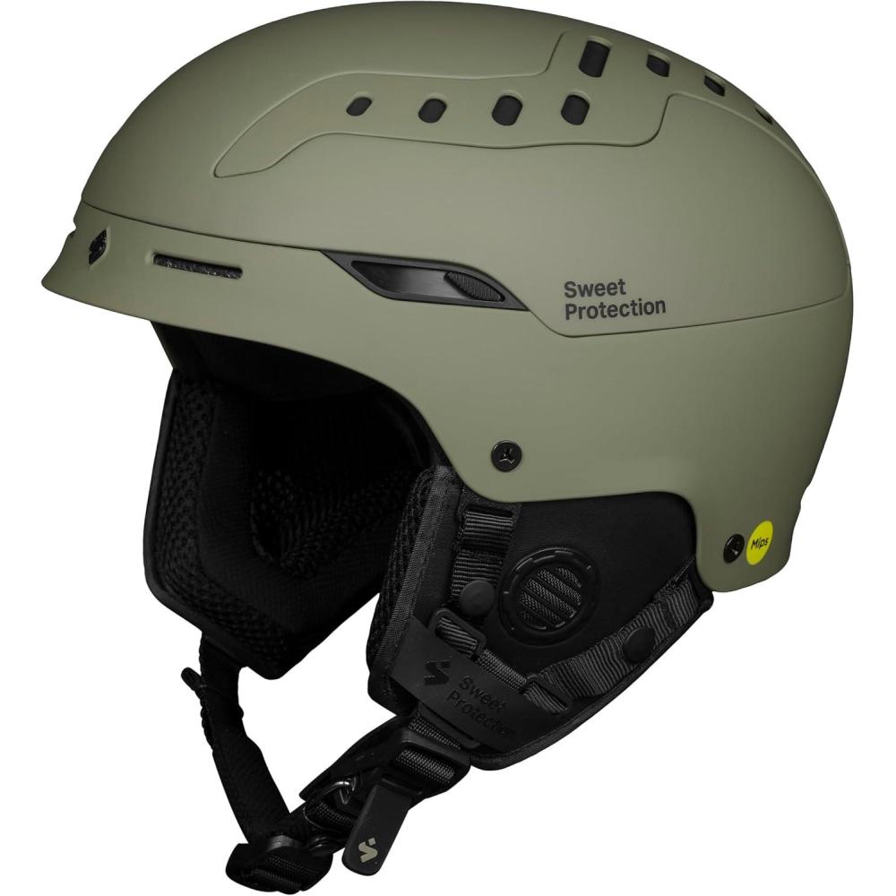 imageSweet Protection Switcher MIPS Helmet  Hybrid Hardshell Snowboarding and Ski Helmet Equipped with Ventilation and Audio Ready SystemBarbera Metallic