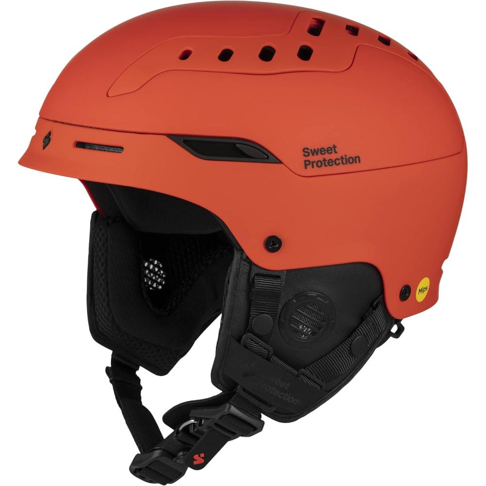 imageSweet Protection Switcher MIPS Helmet Hybrid Hardshell Snowboarding and Ski Helmet Equipped with Ventilation and Audio Ready SystemMatte Burning Orange