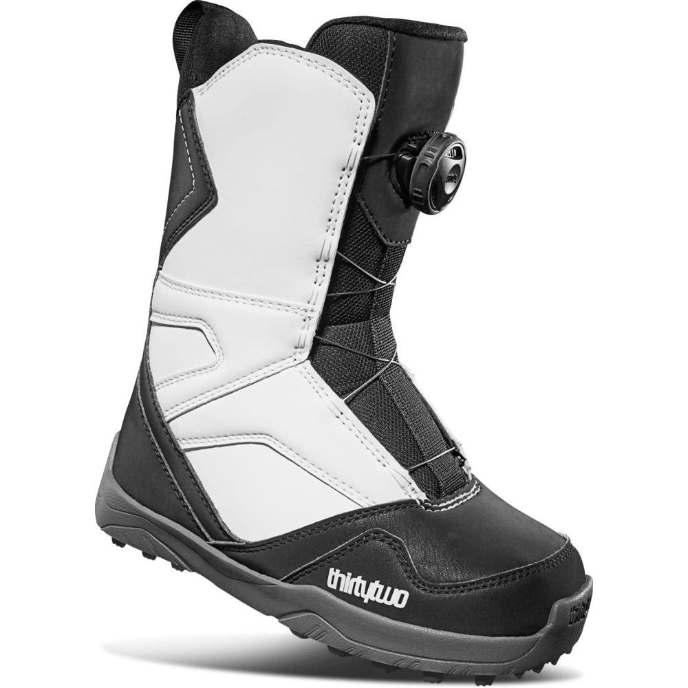 imageThirtytwo Kids BOA Snowboard BootsWhiteBlackGrey 23
