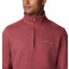Columbia Men’s Great Hart Mountain III Half Zip(Red Jasper Heather)